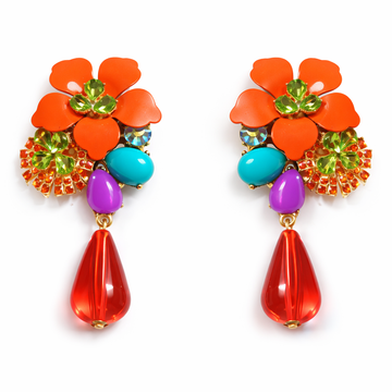 Sunset Floral Garden Drops