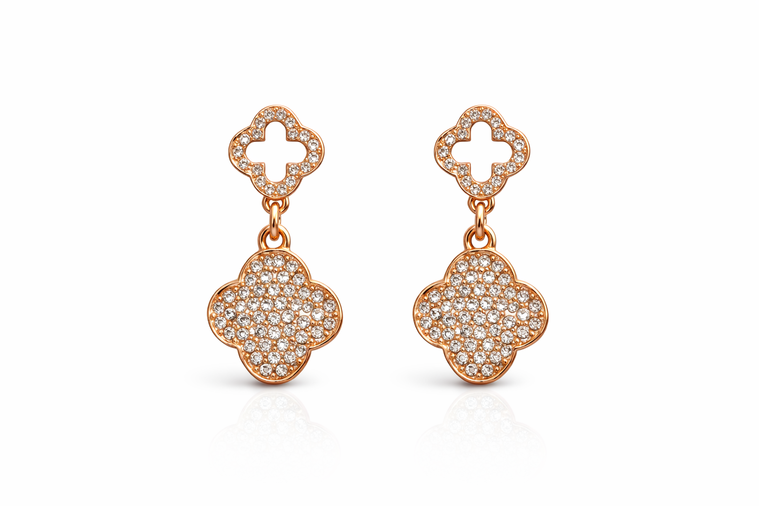 Elegant Rose Clover Drops