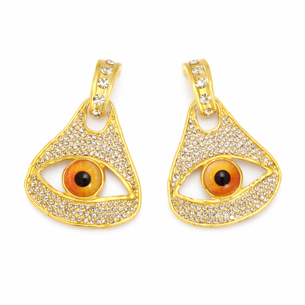Evil orange eyes